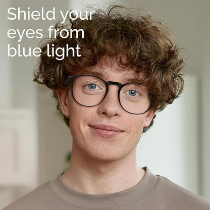 IBOANN Chic & Comfy Blue Light Glasses for Women - 3-Pack Round Frames, Screen-Ready Style with UV Protection Coating