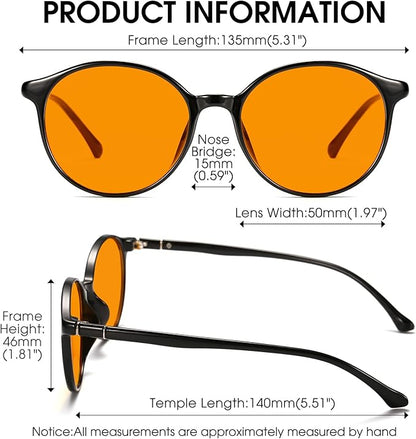 LIKSMU Blue Light Blocking Glasses Computer Gaming TV Phone Sleeping Glasses Women Men Professional Filter Anti Eyestrain