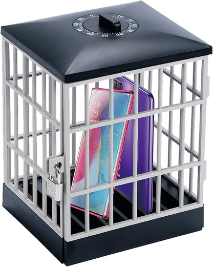 ruixin Mobile Phone Jail - Smart Phone With Timing, Cell Phone Jail, Phone Lock Box, Phone Jail, Timed Lock Box, Used In Classrooms, Homes, Meeting Rooms, Offices (15CMX13CMX23CM)