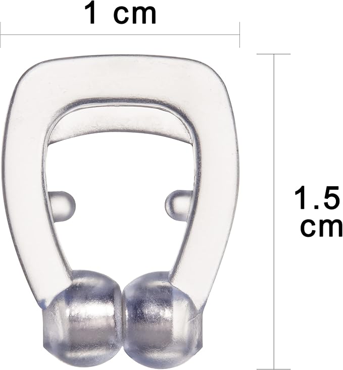 Anti Snoring Nose Clip (8 Pack) with Case - Soft Magnetic Anti Snoring Devices for Men & Women - Helps Promote Deep Sleep, Noise Reduction - Easy to Clean, Reusable - Includes - Travel Case - 8-Pack