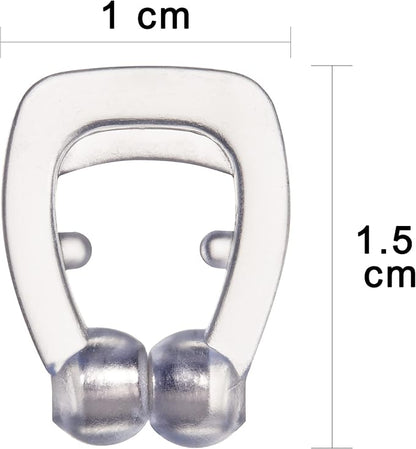 Anti Snoring Nose Clip (8 Pack) with Case - Soft Magnetic Anti Snoring Devices for Men & Women - Helps Promote Deep Sleep, Noise Reduction - Easy to Clean, Reusable - Includes - Travel Case - 8-Pack