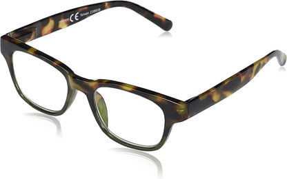 Peepers by PeeperSpecs Women's Layover Square Blue Light Blocking Reading Glasses