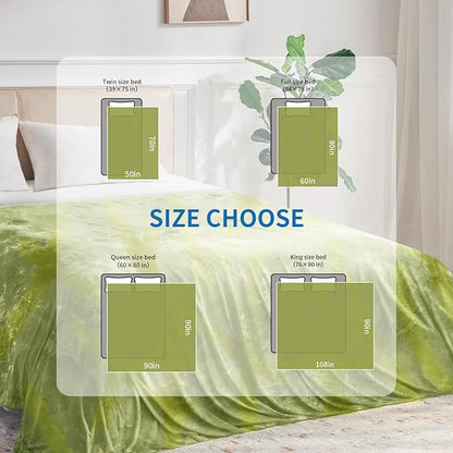 Guohaoi Cooling Blanket (90"x108"King Size) for HotSleepers,Decortive Tie Dye,Absorbs Heat to Keep Body Cool for Night Sweats,Arc-Chill Q-Max >0.5 Cool Fiber,Keep Cool,Hypo-Allergenic,All-Season.