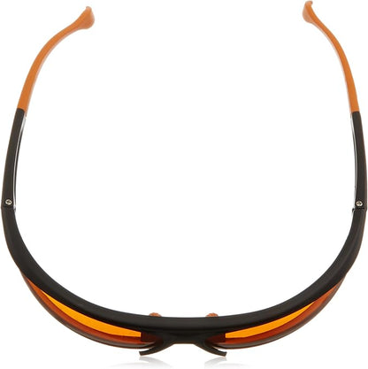 NoBlue Blue Light Blocking Safety Sunglasses for Sleep, Gaming & Screens – Amber Lenses Block 99.9% Blue & UV, ANSI Z87.1 Certified, Relieve Eye Strain & Support Deeper Sleep