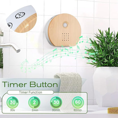 Singing Bird Box Original, White Noise Nature Sound Box with Motion Sensor Portable Birds Chirping with Timer, 9 Soothing Songs, Sound Therapy for Bathroom, Home, Baby, Adult, Travel Relaxing (0-90dB)