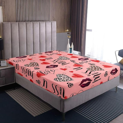 Tree of Life Kids Queen Size Fitted Sheet,Aesthetic Stained Glass Leaves Boys Girls Bed Sheets,Nature Plant Abstract Room Decor,Colorful Bedding Set,2 Pillowcases(No Flat)