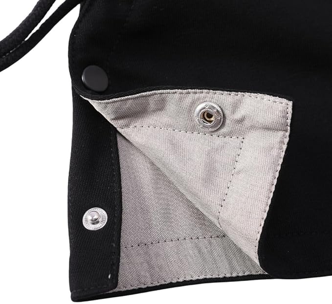 Radia Smart® EMF Protection Hood, Faraday Hat,EMF Shielding, RF Shielding, WiFi Shield, Brain Coat, Black