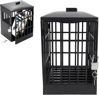 Phone Lock Box with Timer, Cell Phone Jail, Mobile Phone Jail with Timer Cell Phones Prison Lock Up Smartphone Stand Holder Classroom Home Table Office Storage Gadget (All