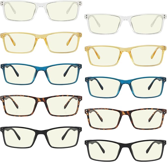 Eyekepper 4-pack Reading Glasses Blue Light Blocking Women Cat Eye Readers