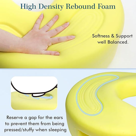 Ancaixin Side Sleeper Pillow for Adults, Ergonomic Memory Foam Shoulder Pillow with Arm Hole for Cervical, Neck, Rotator Cuff & Shoulder Pain Relief, Knee Pillows Ideal for Left & Right Side Sleeper