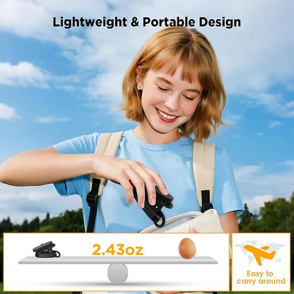 Book Light for Reading at Night - 3 Color Modes & 70 Hours Runtime Reading light for books in bed, Rechargeable LED Book Light Clip On with Flexible Neck, Eye-Care, Gift for Book Lovers, Matte Black