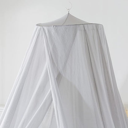 Silver Coated Mesh with Cotton Radiation Protection Canopy, EMF Shielding Bed Net (50x230x800cm)