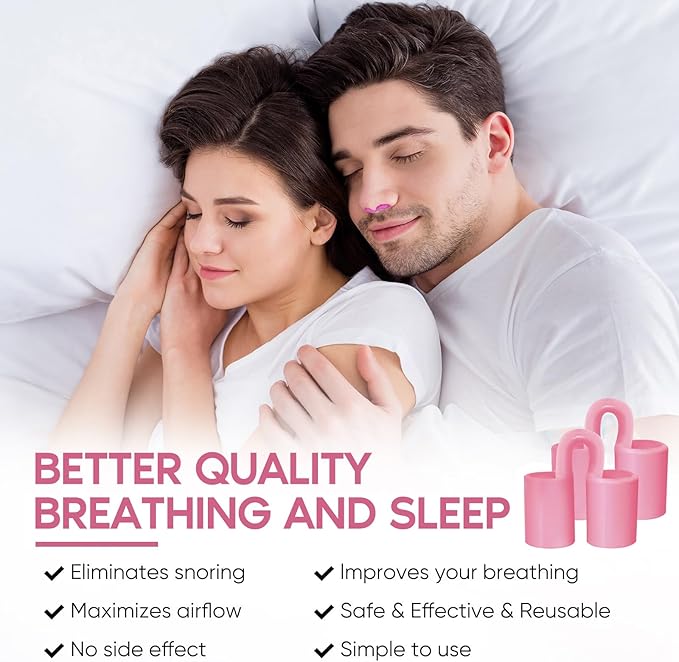 8pcs Anti Snoring Nose Vents Device That Work, Anti Nose Vents for Snoring Devices, Snoring Devices for Men, Nose Opener for Breathing Sleep, Stop Snoring Devices That Work for Men