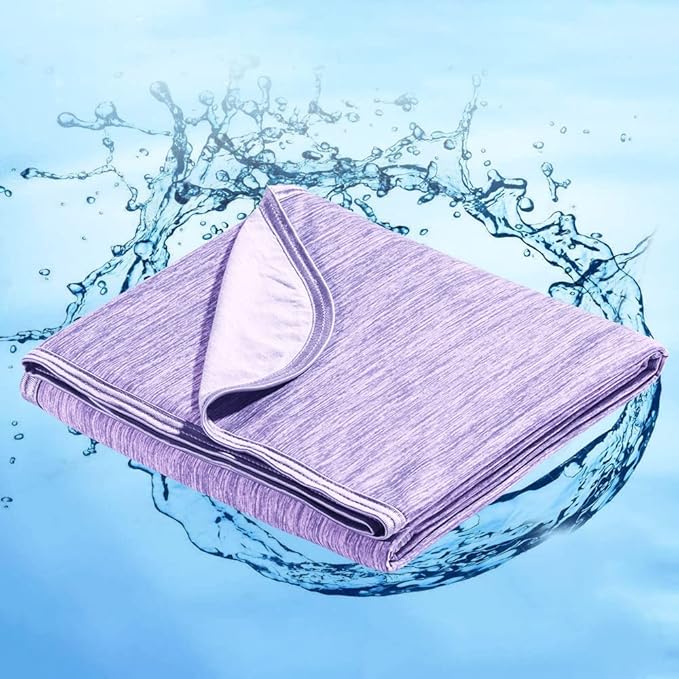Marchpower Cooling Blanket for Hot Sleepers Kids, Arc-Chill Cool Throw Blanket with Double-Sided Design, Japanese Cooling Fiber Absorbs Body Heat, Lightweight Soft Blanket for Baby Sleeping Travel