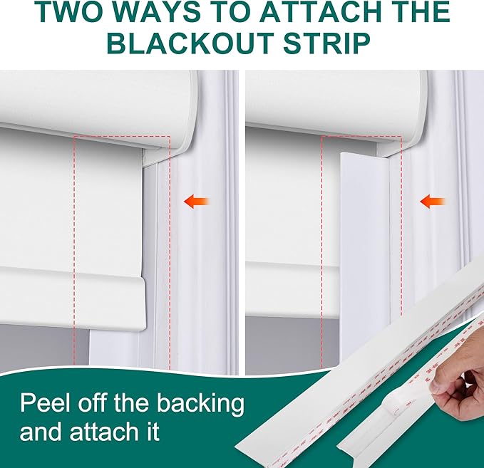 BERISSA Cordless Blackout Roller Shades for Windows,Free-Stop Linen Fabric Windows Blinds with Cassette Valance,Thermal Insulated UV Protection Roller Blinds for Home Office. White.52 W x 48" H