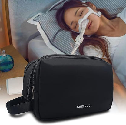 Portable CPAP Travel Bag Compatible with ResMed AirMini Machine and Accessories, CPAP Small Carrying Case Storage Bag for Home and Travel Use (Bag Only)