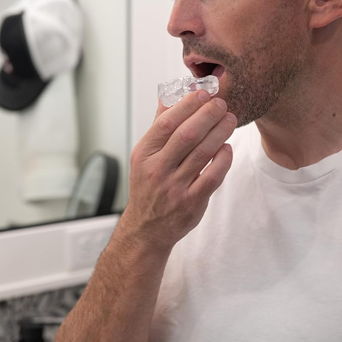 SilentZzz – USA-Designed & FDA-Cleared All EVA Anti Snoring Mouthguards (1+1 Backup) – Adjustable Anti Snore Mouthpieces with Patented Design for a Silent Night`s Sleep, Large Size