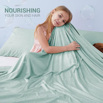 Marchpower Cooling Blanket for Hot Sleepers Kids, Arc-Chill Cool Throw Blanket with Double-Sided Design, Japanese Cooling Fiber Absorbs Body Heat, Lightweight Soft Blanket for Baby Sleeping Travel