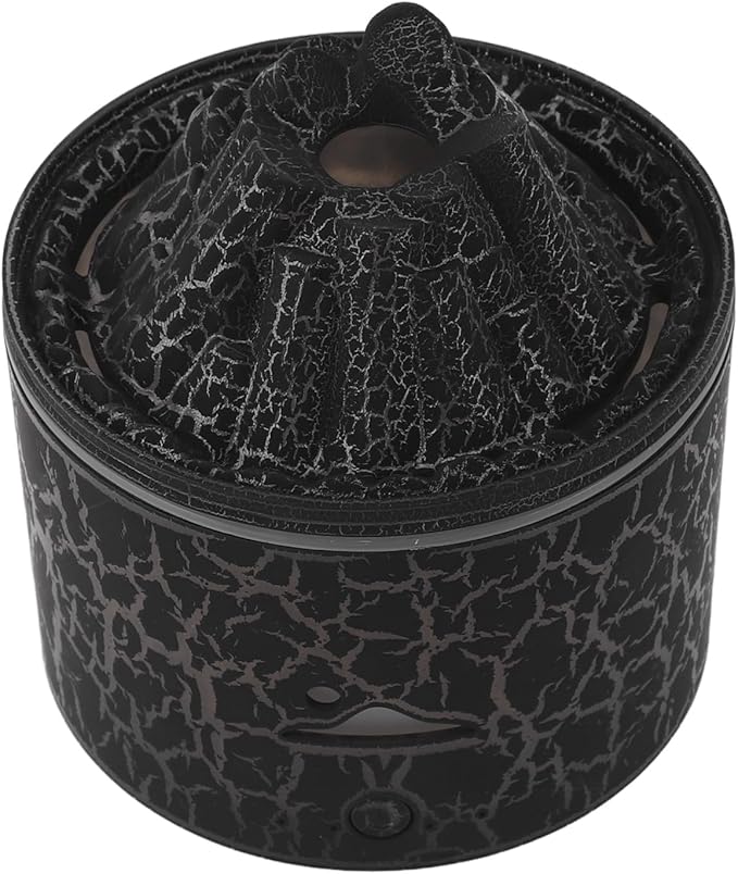 Volcano Diffuser 5V 180ml Aromatherapy Mystical/Fantasy Humidifier with Auto Shutoff for Home & Office – Unique Volcano Mist Effect & 7 Color Mood Light (Black)