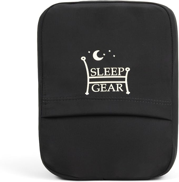 Sleep Gear Knee Zzz Pillow: Doctor-Designed Knee Sleeve & Foam Pillow for Side Sleepers - Compact, Ergonomic Design with Washable Cover for Sciatica & Back Pain Relief (Strap)