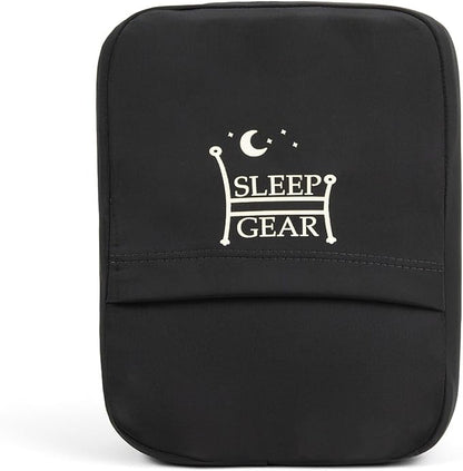 Sleep Gear Knee Zzz Pillow: Doctor-Designed Knee Sleeve & Foam Pillow for Side Sleepers - Compact, Ergonomic Design with Washable Cover for Sciatica & Back Pain Relief (Strap)