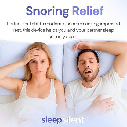 Anti Snoring Mouthguard – Adjustable Comfort Boil and Bite Mouth Guard for Snoring Support – Heat Moldable Design with Storage Case and Instructions for Easy Use (2 Pack)