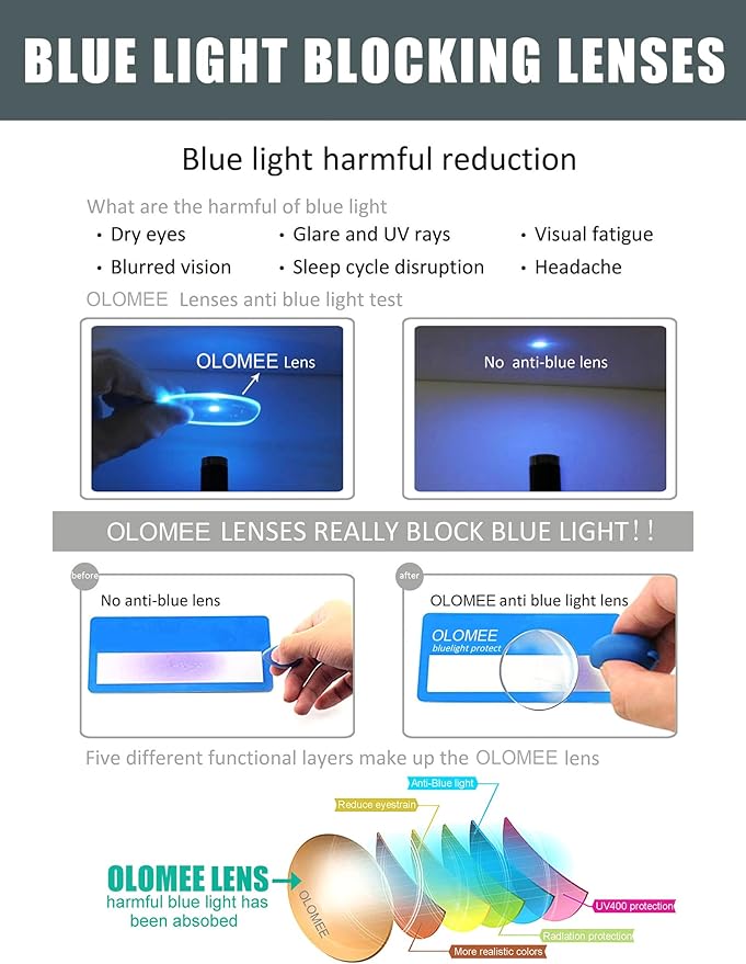 Blue Light Blocking Reading Glasses Men Large Oversized Square Readers Wide fit Cheaters for Men W/Big Head/Large Face