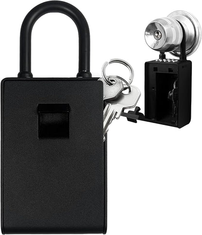 Kingsley Smart Wall Mount Key Lock Box with Bluetooth Keyless Entry, Extra Large for Keys & Access Cards, Auto Lock, App Control, IP65 Waterproof, Secure Code, for Home, Office, & Airbnb (Standard)