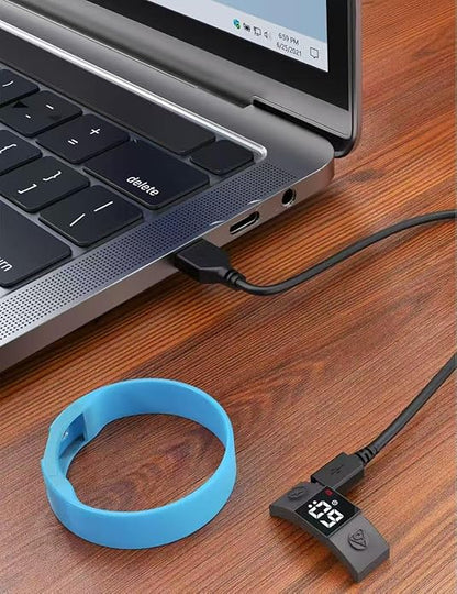 Vibrating Alarm Watch Water Resistant Wake Up Wristband Silent Medical Reminder Watch - with Timer and 8 Daily Alarms