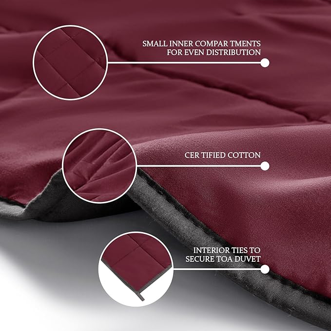 CYMULA Weighted Blanket Kids 7 Pounds (40''*60'' Throw Size) - Cooling Breathable Children Heavy Blankets Summer Winter - Ultra Microfiber Soft Comfort with Glass Beads - Gifts for Boys/Girls