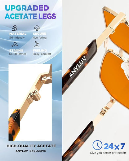 ANYLUV Blue Light Glasses Men/Women, Blue Light Blocking Glasses, Computer Screen Blocker Eyes Protection Glasses