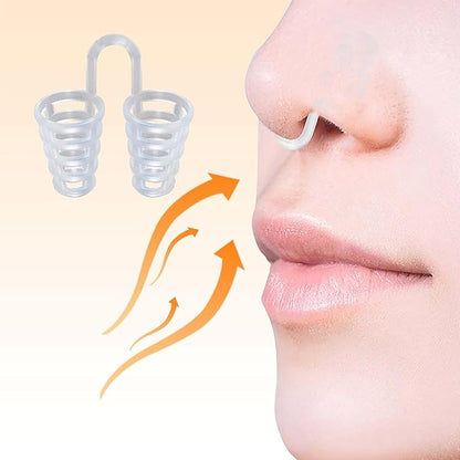 Nose Vent Sinus Relief (Pack of 12 Small Size) Soft Cone Vents - A Simple Solution for Nasal Snorers - Reusable Snoring Device to Enjoy a Peaceful Night's Sleep - by Mobi Lock
