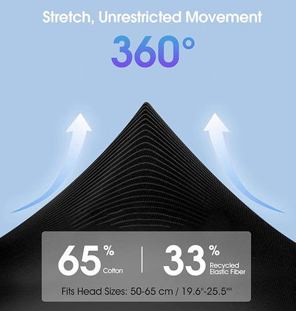 TOPOINT Sleep Headphones Bluetooth 5.4, Sports Wireless Earphones Sweat Breathable with HD Stereo Speaker for Women Men Sports Gifts Workout Jogging Yoga Insomnia Travel Meditation