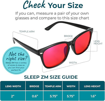100% Blue Light Blocking Glasses - Better Sleep Anti Eye Strain Protection - Computer Gaming Women Men