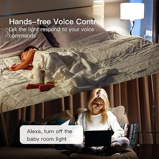 WiFi Smart Light Switch Vilbetor 2 Gang Support Alexa 2 Pole Voice Control Wifi Wall Switch