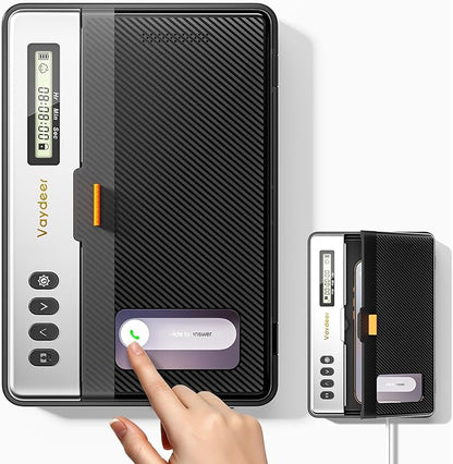 Vaydeer Phone Lock Box with Timer, Timed Phone Jail Locker, Locking Safe Storage for Phone, Easy to Use, Stay Focused, Build Better Habits, Live Balanced