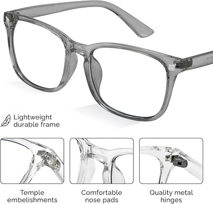livho High Tech Blue Light Glasses - Advanced Blue Light Blocking Computer Glasses - Screen Fatigue & UV Protection