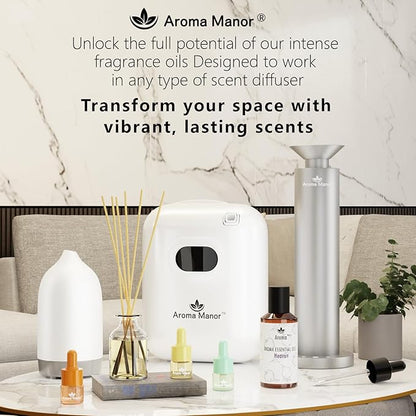 Diffuser Oils Scents - Miami Essential Oil Blend - Luxury Hotel Inspired Home Aromatherapy Diffuser Oil - Pear, Lily of The Valley - for Diffuser, Humidifier, Ultrasonic, Reed - 150ML