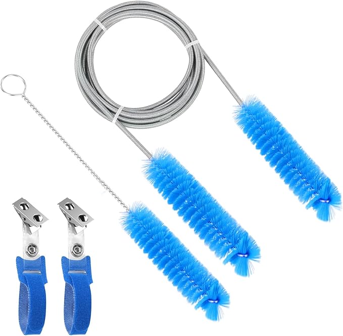 CPAP Cleaner and Hose Brush Kit Professional CPAP Cleaning Brushes Set with Flexible Hose Brush, Mask Brush and Adapter Brush, Safe Deep Clean for CPAP Machine Hose, Mask, Tube Connectors, Tank