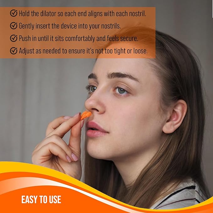 Nasal Dilators for Snoring - Anti Snore Nasal Dilator for Breathing - Upgraded Harder Version - Nose Breathing Aids - Nose Dilator for Sleep, Exercise - 4-Pack, 2 Small & 2 Medium - by Mobi Lock