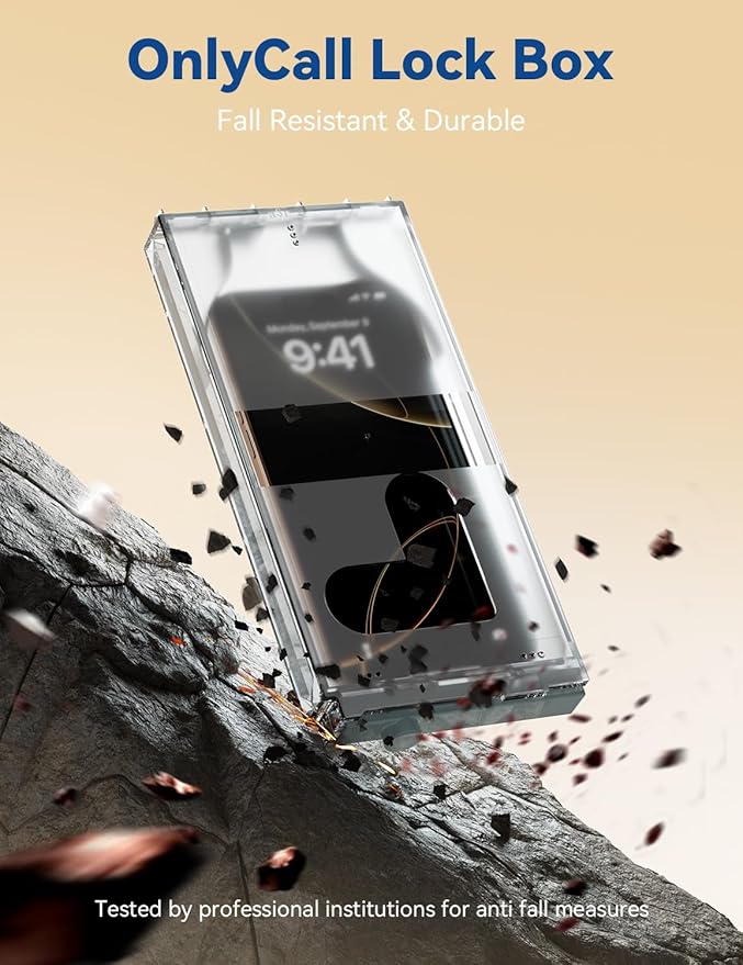 Portable Phone Lock Box with for iPhone and Android Phones, Self-Control Phone Jail to Help Kids,Students, Adults Focus Back, Preventing unauthorized filming during meetings and opera performances