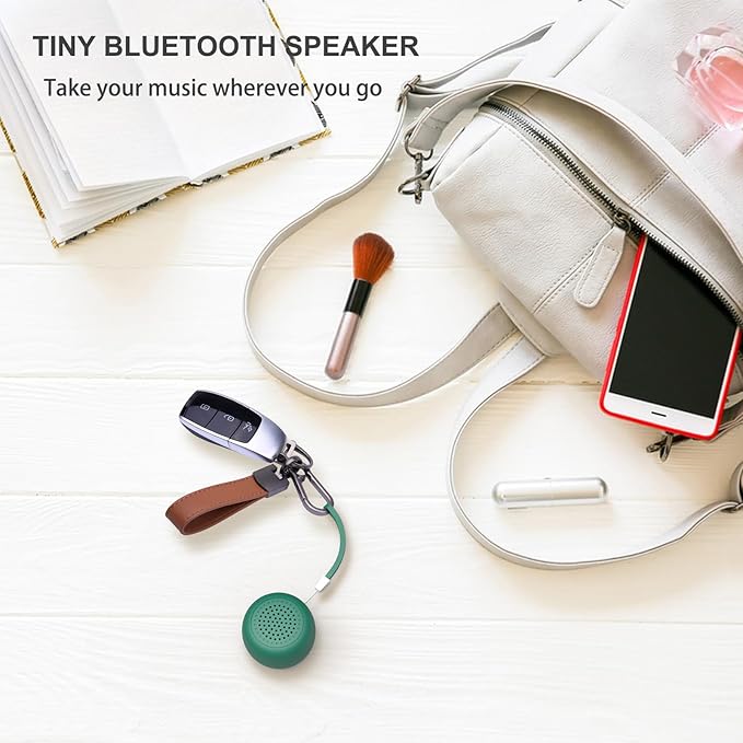 Portable Bluetooth Speakers, Mini Cute Small Pillow Wireless Speakers with Bluetooth 5.0 Perfect for Travel Outdoor Sound (Green)