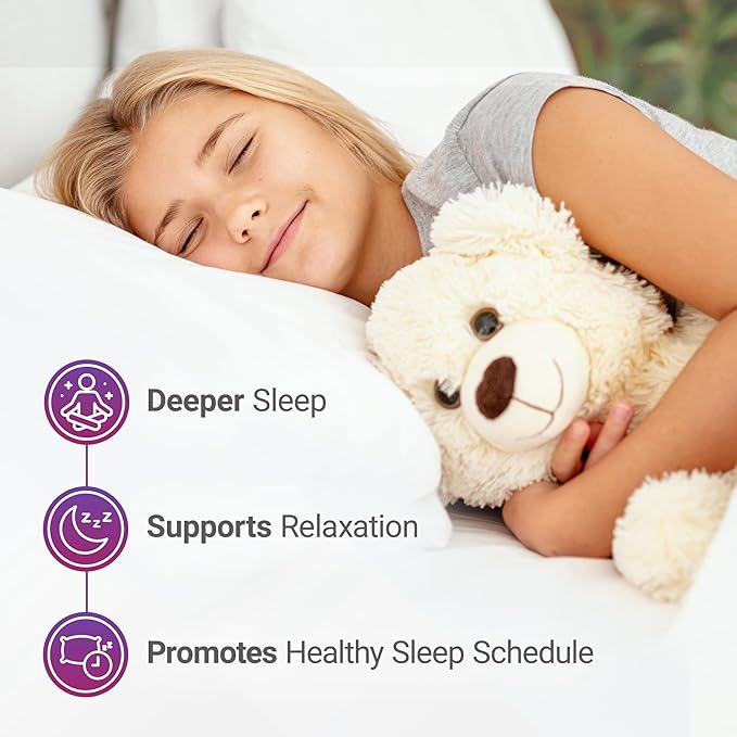Nested Naturals Luna Kids Sleep Aid Tablets for Children 4+ - Naturally Sourced Ingredients - Gentle, Herbal Sleep Supplement with Chamomile, Melatonin, Valerian & Lemon Balm - 120 Chewable Tablets
