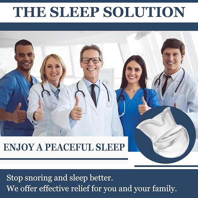 Snoring Solution - Anti-Snore Device, Reusable Snore Solution Stopper for Men/Women - MF22