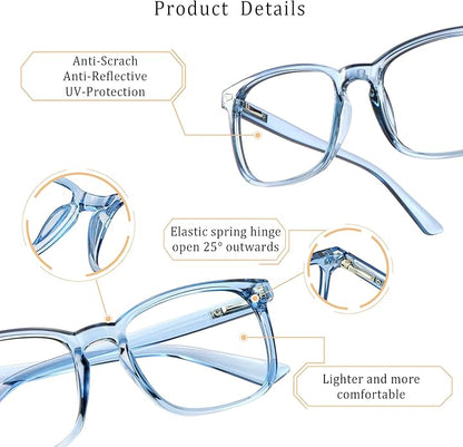 LifeArt Blue Light Blocking Glasses, Anti Eyestrain