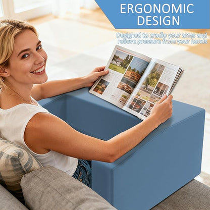 Lap Pillow Desk - Gaming Pillows for Lap,Machine Washable Reading&Book Pillows and Machine Washable Desk Pillow for Napping, Work & Sofa Couch Use