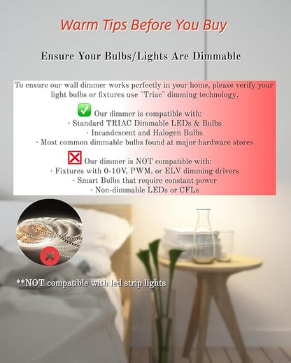 Wireless Dimmer Switch, 2 Remote Light Switch and 2 Receiver kit, Work with Alexa Voice Control, Single Pole Smart Wall Switch Lighting Fixture for Dimmable Bulbs Ceiling Lamps, ETL Listed
