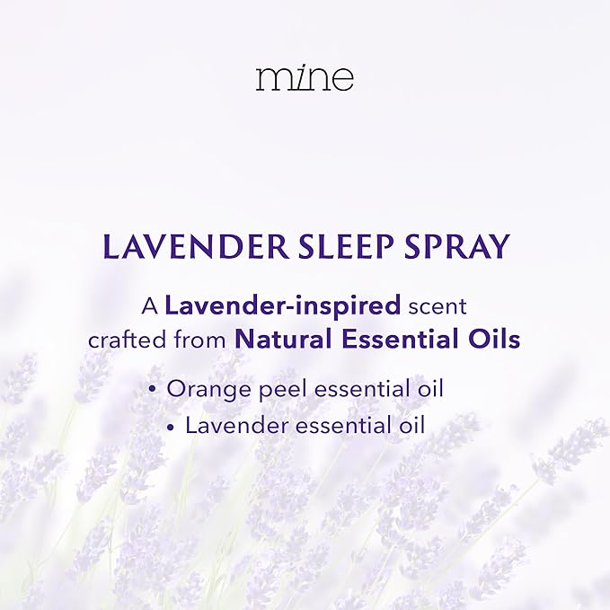 Lavender Sleep Spray with Melatonin - Relaxing Gifts for Teen Girls and Women – Natural Pillow Mist for Sleep, Calming Bed Spray for Adults