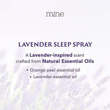 Lavender Sleep Spray with Melatonin - Relaxing Gifts for Teen Girls and Women – Natural Pillow Mist for Sleep, Calming Bed Spray for Adults