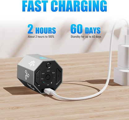 White Noise Machine, Gravity Sensing 8 Soothing Natural Sounds, Intelligent Collection of Environmental Noise, Small and Portable, Suitable for Adult Sleeping Machine